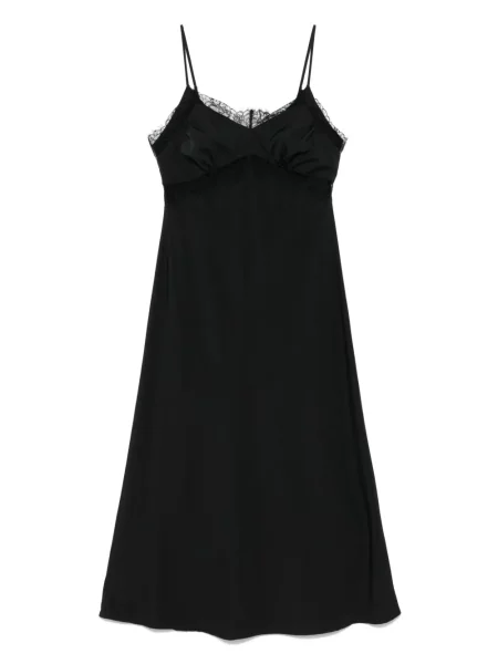 Rochie midi Vivetta din dantelă până la genunchi de costum negru