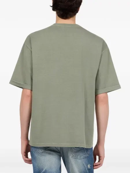 Tricou Roberto Cavalli cu model piele de șarpe verde