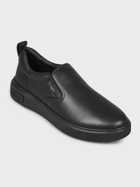Мокасины Bally слипон черные