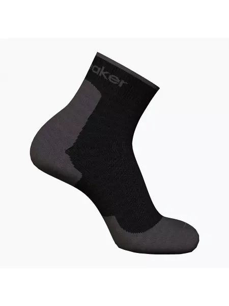 Мъжки чорапи за трекинг Icebreaker Merino Hike+ Light Mini black/obsidian черно