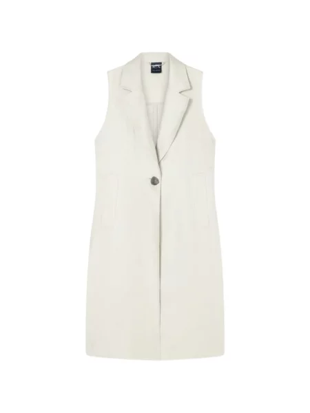 Trenci Armani Exchange fără mâneci cu rever