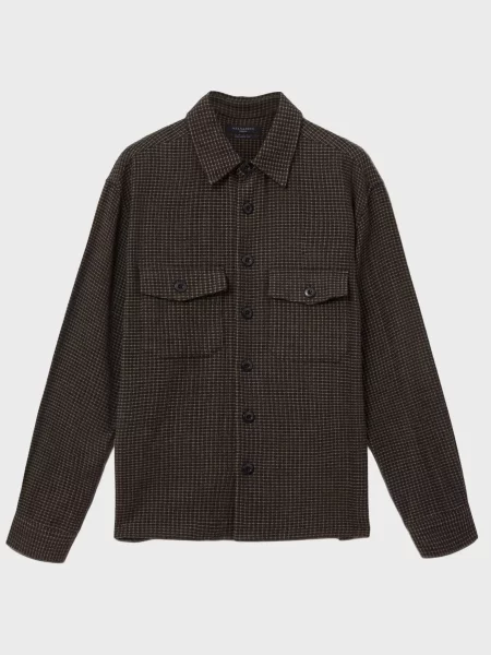 Сорочка Allsaints коричнева