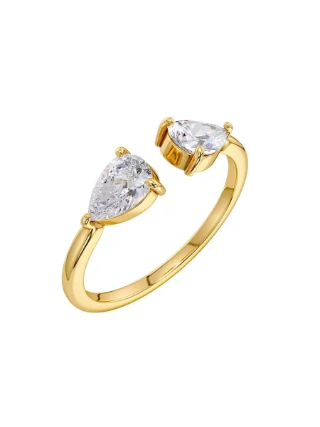 EDBLAD inel placat cu aur zirconiu cubic Arrow