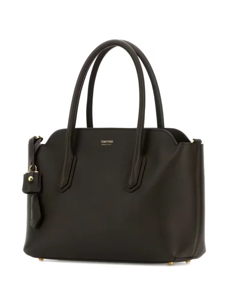 Geanta de piele Tom Ford din piele negru