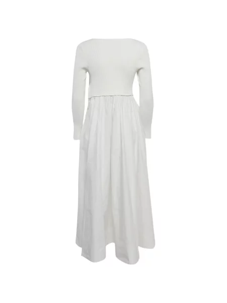 Rochie midi Zimmermann tricotate alb