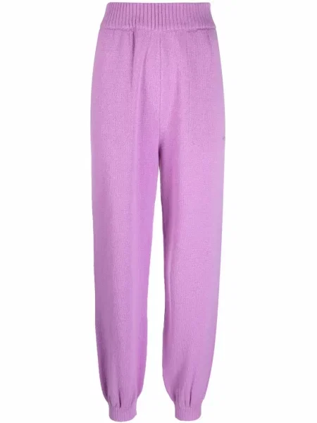 Pantaloni Msgm din lână merinos violet