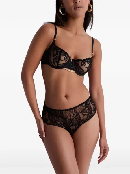 Sutien Aubade cu broderie negru