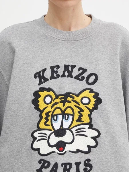 Свитер Kenzo с принтом серый