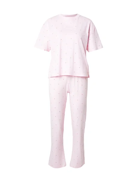 Hunkemöller Pijama Valerie mauve roșu