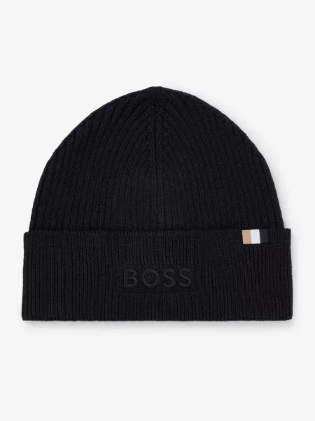 Шапка Boss черная