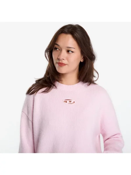 Пуловер Diesel M-Areeta Knitwear Aurora Pink S розово