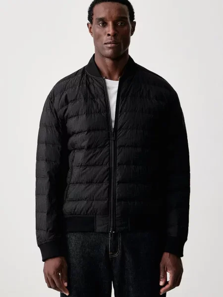 Armani Exchange geacă cu puf pentru bărbați negru