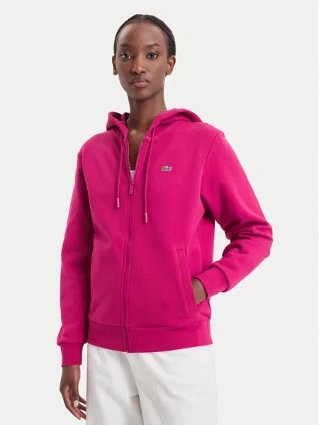 Lacoste Pulóver Sötét rózsaszín