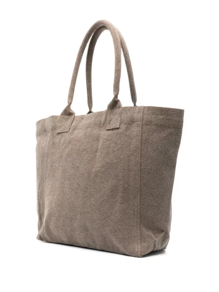 Geantă shopper Isabel Marant maro