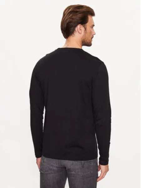 JOOP! Jeans Majica z dolgimi rokavi Modern Fit črna