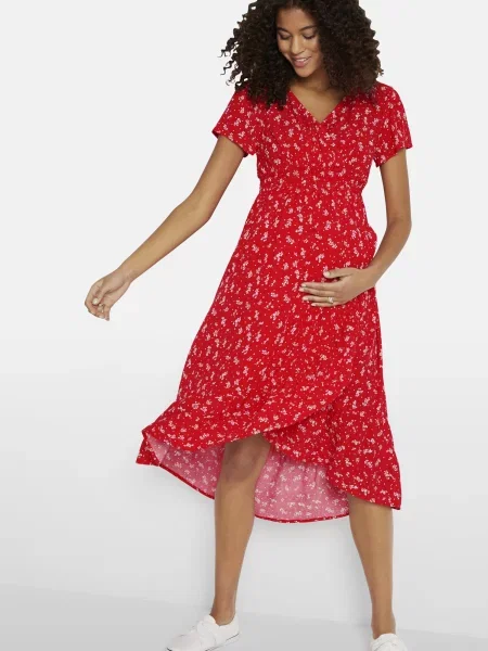 Bonprix Rochie roșu alb