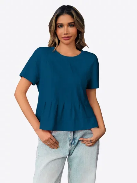 Imily Bela Tricou închis albastru