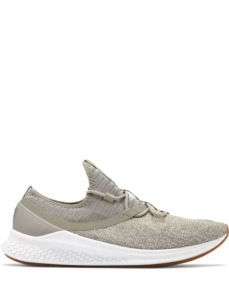Sneakerși New Balance X-90 cu șireturi din dantelă gri