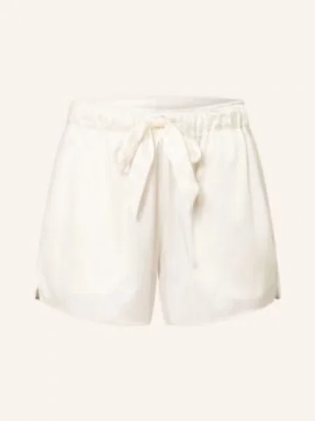 By Aylin Koenig Jedwabne Szorty Seoul weiss białe