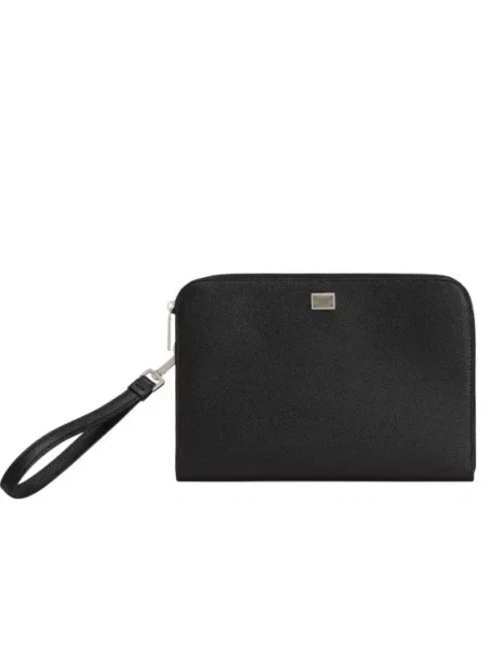 Torba Dolce And Gabbana skórzana czarna