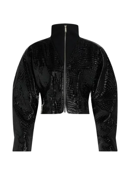 Geanta de piele Karl Lagerfeld negru