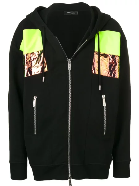 Hanorac cu glugă Dsquared2 negru