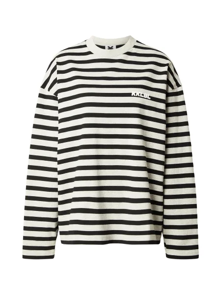 Karo Kauer Oversized Tričko S Dlouhým Rukávem šedá černá