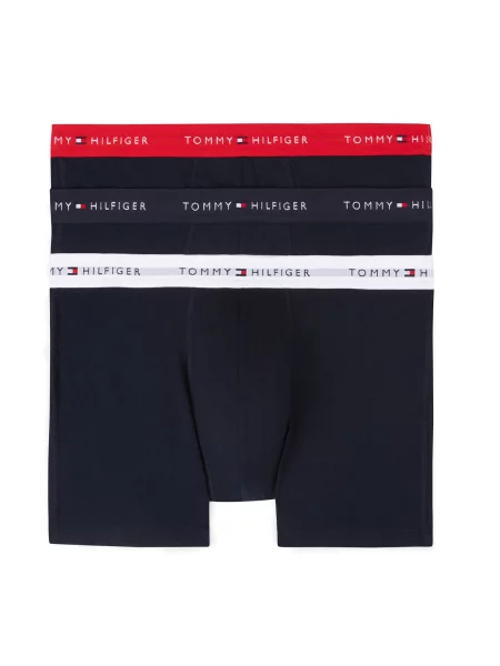 Tommy Hilfiger Underwear Boxeri Essentials roșu / negru alb