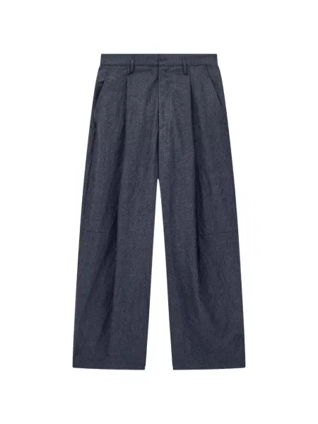 Pantaloni Giorgio Armani de lână gri