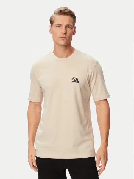 Adidas Marškinėliai Sushi Graphic Šviesiai smėlinė