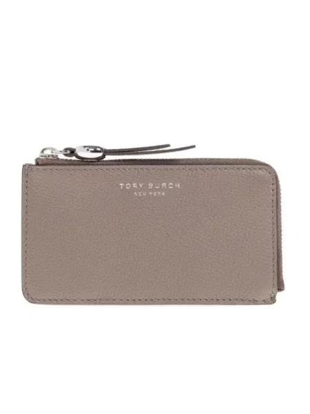 Portfel Tory Burch skórzany beżowy