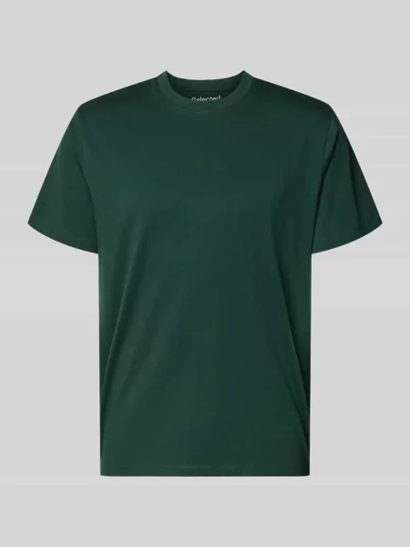 T-shirt z czystej bawełny o kroju regular fit model HASPEN' Selected Homme