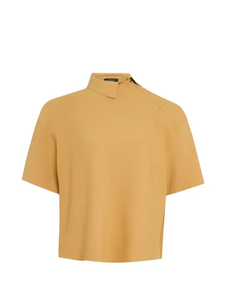 Gulerat scurt top A.w.a.k.e. Mode asimetric
