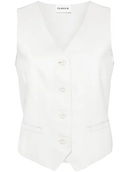 Vestă P.a.r.o.s.h. din piele gri