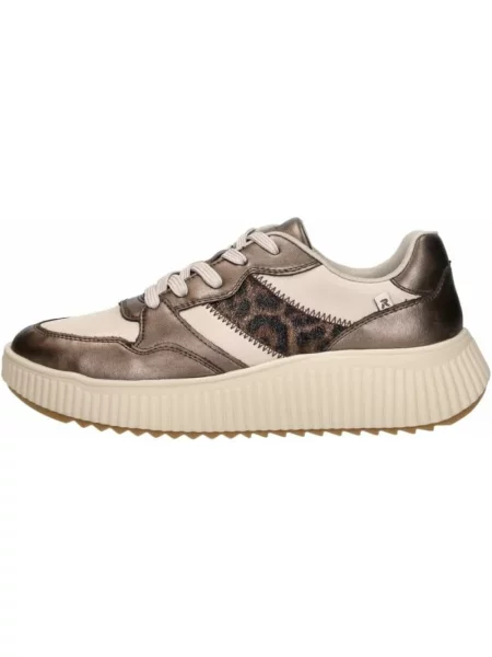Sneakersy Rieker brązowe