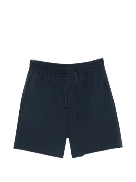 Pantaloni scurți Maison Kitsune cu cordon albastru