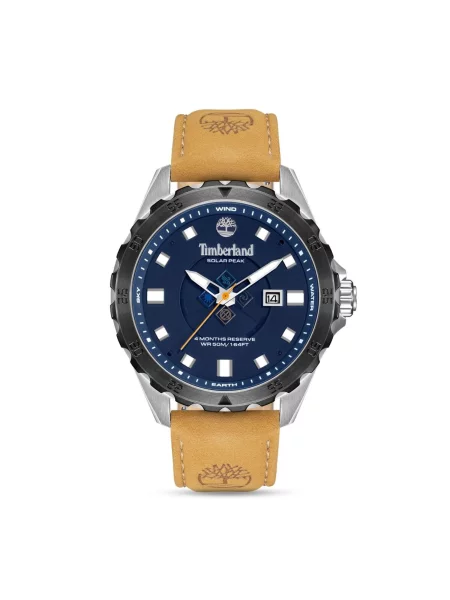 TIMBERLAND Analogové hodinky Date watch Solar Peak' hnědá