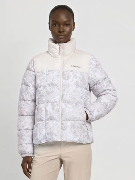 Columbia Prošívaná Bunda Puffect™ Iii / krémová / šedá béžová