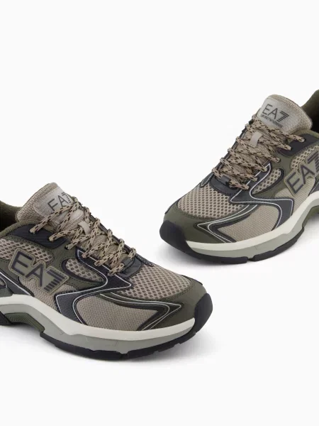 Жіночі Кросівки мультиколор поліестер/шкіра з покр./поліур