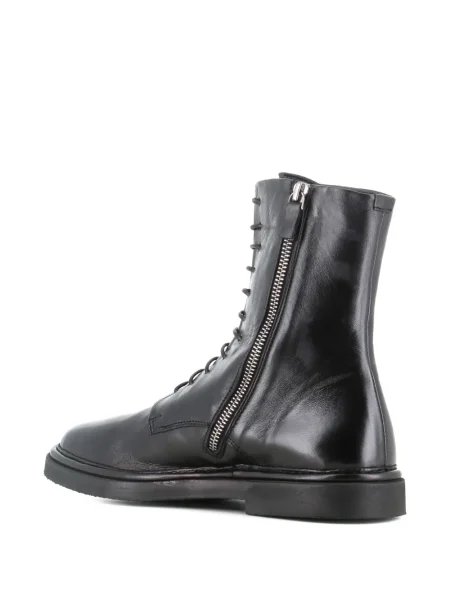 Botine Alexander Hotto cu șireturi din dantelă negru