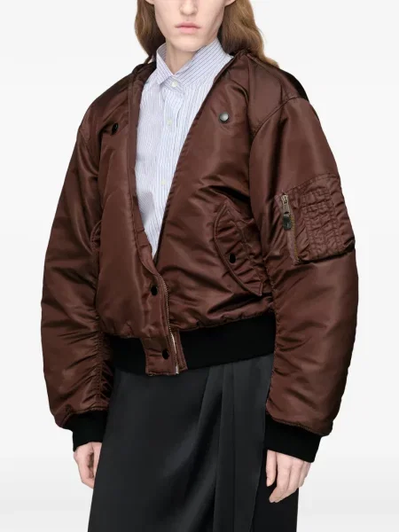 Reversibil geacă bomber Maison Margiela maro