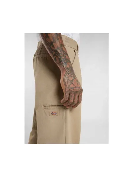 Nohavice Dickies v biznis štýle béžová