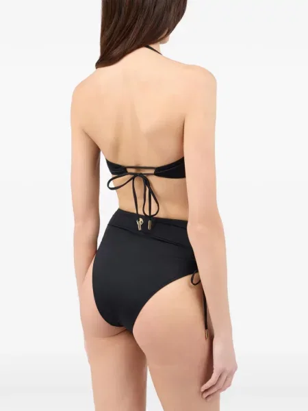 Bikini Roberto Cavalli cu imagine cu model leopard negru