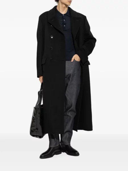 Palton Tom Ford de lână negru