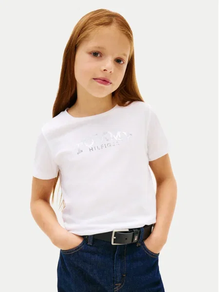 Tommy Hilfiger Póló Foil D fehér