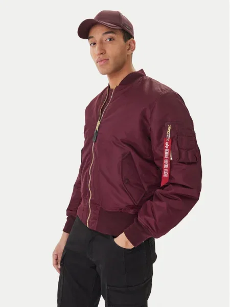 Alpha Industries Geacă bomber Vișiniu