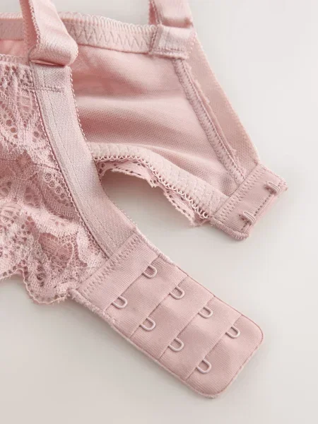 Next Sutien rosé / roz pudră denim negru