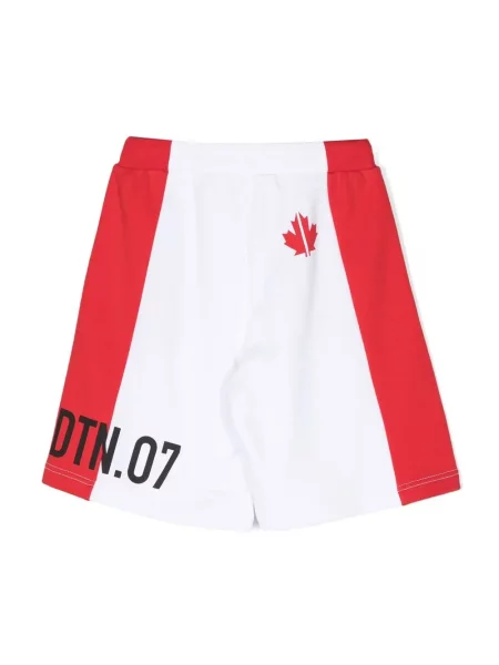 Szorty dziecięce Dsquared2 białe