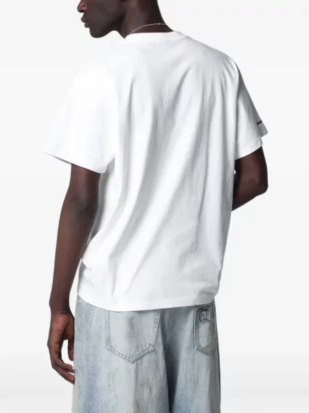 Tricou Dagger cu imagine alb