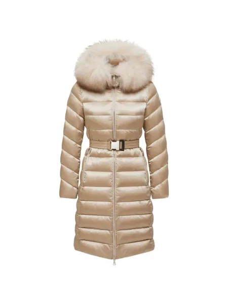 Kołnierzykowy futro futro Moncler